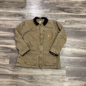 Carhartt Men's Field Jacket with Black Collar